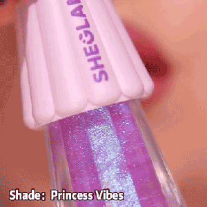 روغن لب آبرسان JELLY WOW رنگ ‏ ‏ ‏PRINCESS ‏VIBES شیگلم SHEGLAM