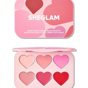 پالت رژگونه کرمی Flush Crush مدل Blushing Bouquet شیگلم SHEGLAM
