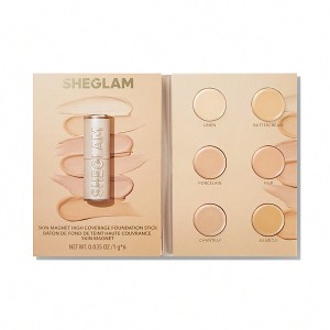 کرم پودر استیکی با پوشش بالا Skin Magnet - رنگ Light شیگلم SHEGLAM