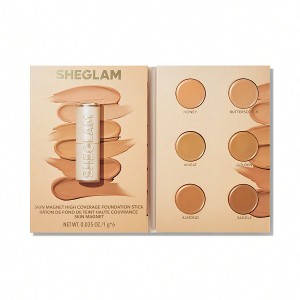 کرم پودر استیکی با پوشش بالا Skin Magnet - رنگ Medium شیگلم SHEGLAM