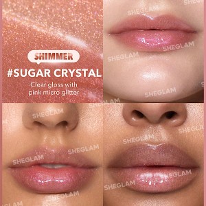 حجم‌ دهنده لب براق Pout-Perfect رنگ Sugar Crystal شیگلم SHEGLAM