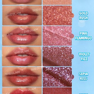 حجم‌ دهنده لب براق Pout-Perfect رنگ Sugar Crystal شیگلم SHEGLAM