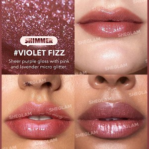 حجم‌ دهنده لب براق Pout-Perfect رنگ Violet Fizz شیگلم SHEGLAM