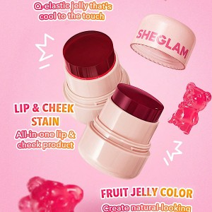 تینت آبرسان لب و گونه Jelly-Licious رنگ Cheerio شیگلم SHEGLAM