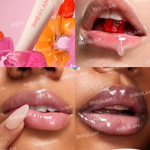 ماقبت و مرطوب کننده لب Crystal Glaze رنگ Candy Lane شیگلم SHEGLAM