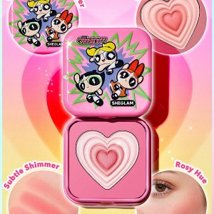 رژگونه براق Tough Love از کلکسیون Powerpuff Girls  مدل Utonium شیگلم SHEGLAM