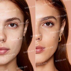 کرم پودر مخصوص پوست  رنگ  Bamboo شیگلم SHEGLAM COMPLEXION PRO با پوشش مات و ماندگاری طولانی‌