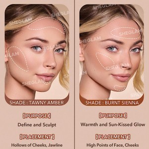 برنزر مایع براق Sun Beam رنگ Terracotta شیگلم SHEGLAM