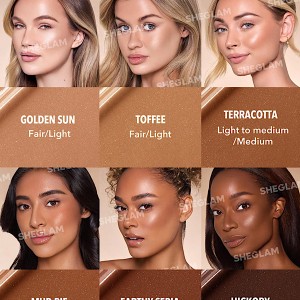 برنزر مایع براق Sun Beam رنگ Terracotta شیگلم SHEGLAM