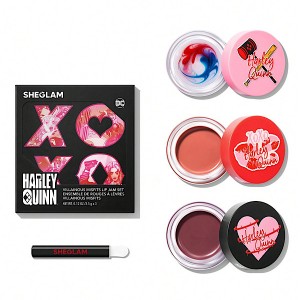ست رژ لب هارلی کوئین Harley Quinn X SHEGLAM مدل Villainous Misfits شیگلم