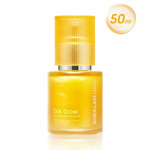محافظت در برابر حرارت نرم کرده ظاهری براق و ابریشمی 24K Glow High Shine Styling Serum  سایز 50ml شیگلم SHEGLAM