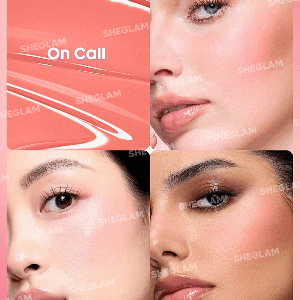 رژ گونه مایع مات  Color Bloom Liquid Blush-Coral Glow شیگلم SHEGLAM