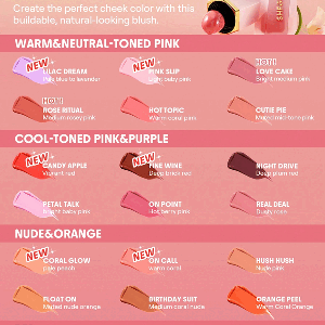 رژ گونه مایع مات  Color Bloom Liquid Blush-Coral Glow شیگلم SHEGLAM