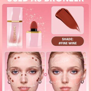 رژ گونه مایع مات  Color Bloom Liquid Blush-Coral Glow شیگلم SHEGLAM