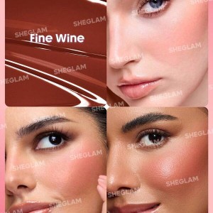 رژ گونه مایع مات  Color Bloom Liquid Blush-Coral Glow شیگلم SHEGLAM
