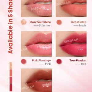 براق کننده لب تقویت کننده شاین  رنگ Pink Flamingo شیگلم SHEGLAM