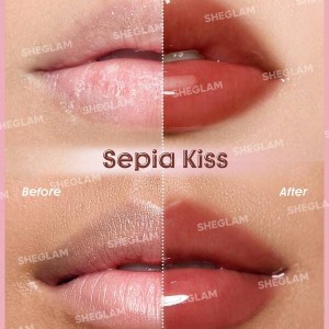 براق کننده لب تقویت کننده شاین  رنگ Sepia Kiss شیگلم SHEGLAM