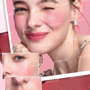 ست کرمی رژ گونه و لب Strawberry Whirl Cheek  رنگ  Pink  شیگلم SHEGLAM