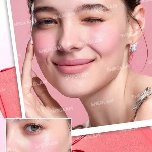 ست کرمی رژ گونه و لب Strawberry Whirl Cheek  رنگ  Pink  شیگلم SHEGLAM