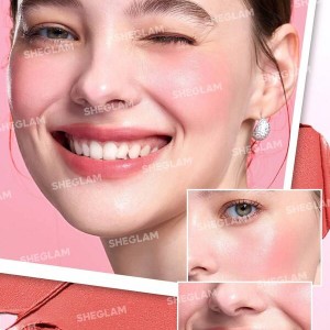 ست کرمی رژ گونه و لب Strawberry Whirl Cheek  رنگ  Pink  شیگلم SHEGLAM