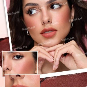 ست کرمی رژ گونه و لب Apricot Dream Cheek  رنگ  Apricot  شیگلم SHEGLAM