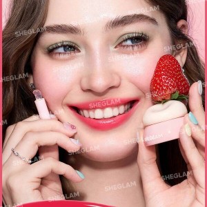 ژل لب آبرسان Hydra Jelly Pocket Lip Jam رنگ Strawberry Splash شیگلم SHEGLAM