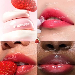 ژل لب آبرسان Hydra Jelly Pocket Lip Jam رنگ Strawberry Splash شیگلم SHEGLAM