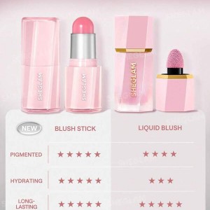 رژگونه استیکی Buttery Bliss Blush Stickرنگ Hush Hush Nude pink شیگلم SHEGLAM
