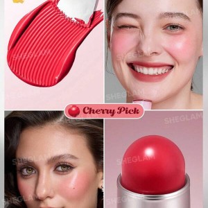 رژگونه استیکی Buttery Bliss Blush Stickرنگ Rose Ritual Medium rosey pink شیگلم SHEGLAM