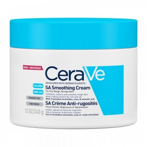 کرم مرطوب کننده کاسه ای 10 درصد اوره سراوی CeraVe  Sa Smoothing Cream Anti Rugosidades