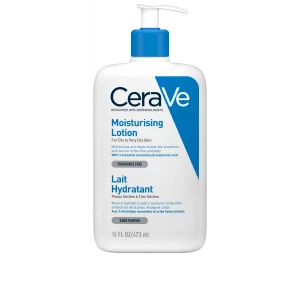 لوسیون کرم مرطوب کننده آبرسان قوی پوست خشک و بسیار خشک 473 میل سراوی CeraVe  Moisturizing Lotion For Dry To Very Dry Skin