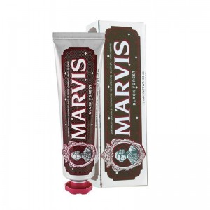 خمیردندان مارویس  گیلاس و شکلات را با نعناع تازه روزانه و ضد بو  Marvis Black Forest Toothpaste