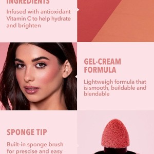 رژ گونه مایع مات  COLOR BLOOM -BIRTHDAY SUIT شیگلم SHEGLAM