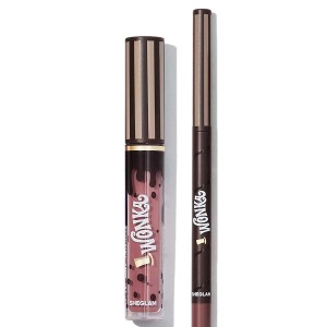 برق لب WILLY WONKA COCOA KISS LIP DUO -COOKIES N' MILK شیگلم SHEGLAM