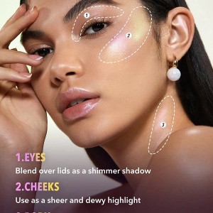 هایلایتر مایع Chroma-Glow Bloom با رنگ STARDUST شیگلم SHEGLAM