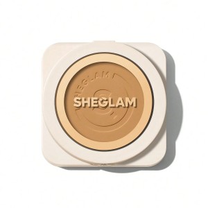 پنکک کرم پودری (پودر  پایه)  SKIN-FOCUS فول کاور - رنگ WHEAT شیگلم SHEGLAM