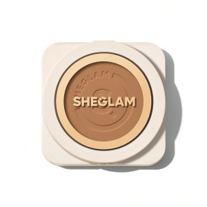 پنکک کرم پودری (پودر  پایه)  SKIN-FOCUS فول کاور - رنگ SADDLE شیگلم SHEGLAM
