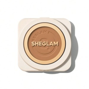 پنکک کرم پودری (پودر  پایه)  SKIN-FOCUS فول کاور - رنگ WALNUT شیگلم SHEGLAM