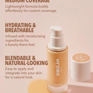 کرم پودر آبرسان SKINFINITE HYDRATING رنگ  GOLDEN  شیگلم SHEGLAM