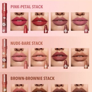 رژلب MEGA LIP STACKS-BROWN-BROWNIE STACK  شیگلم SHEGLAM