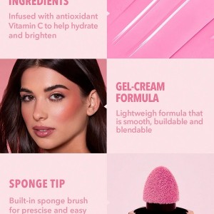 رژگونه مایع مات COLOR BLOOM -PETAL TALK شیگلم SHEGLAM