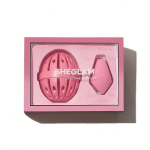 اسفنج چند وجهی MULTI-FACETED MAKEUP SPONGE-PINK شیگلم SHEGLAM