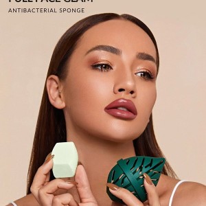 اسفنج چند وجهی MULTI-FACETED MAKEUP SPONGE-GREEN شیگلم SHEGLAM