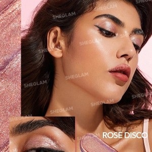 سایه‌چشم تک‌ رنگ JELLY WOW رنگ ROSE DISCO شیگلم SHEGLAM