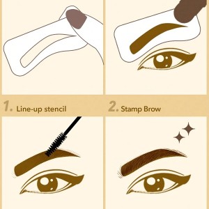 سایه ابرو GENIUS EYEBROW STAMP رنگ AUBURN شیگلم SHEGLAM