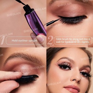 چسب مژه  ALL EYES ON YOU EYELASH رنگ BLACK شیگلم SHEGLAM