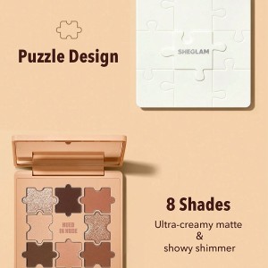 پالت سایه چشم JAZY JIGSAW رنگ LOVE N' TAUPE شیگلم SHEGLAM