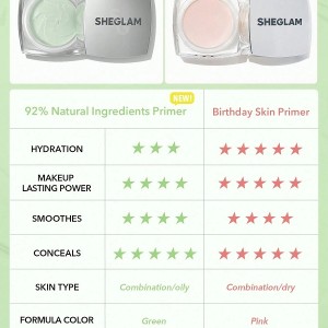 پرایمر کنترل چربی BIRTHDAY SKIN شیگلم SHEGLAM