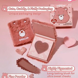 رژگونه  CARE BEARS CUDDLE TIME BLUSH رنگ ‏TICKLED ‏PINK  شیگلم SHEGLAM