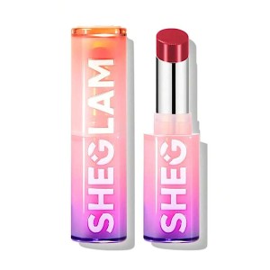 رژ لب براق MIRROR KISS رنگ A BOLD PLAN شیگلم SHEGLAM